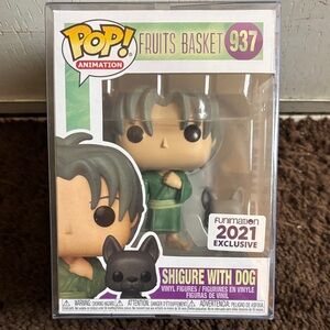Funko Pop Animation: Fruits Basket Shigure with Black Dog